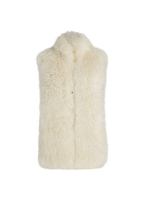 Luxurious Fur Stand Vest
