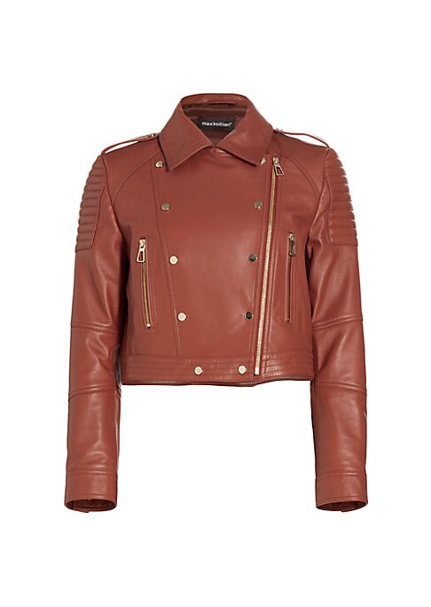 Edgy Leather Moto Jacket