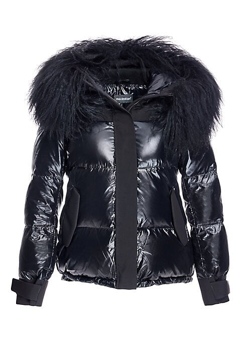 Lamb Fur Puffer Jacket