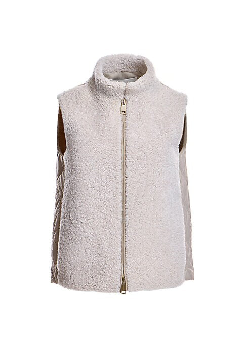 Sporty Shearling Vest