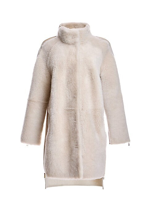 Cocoon Luxe Shearling Coat