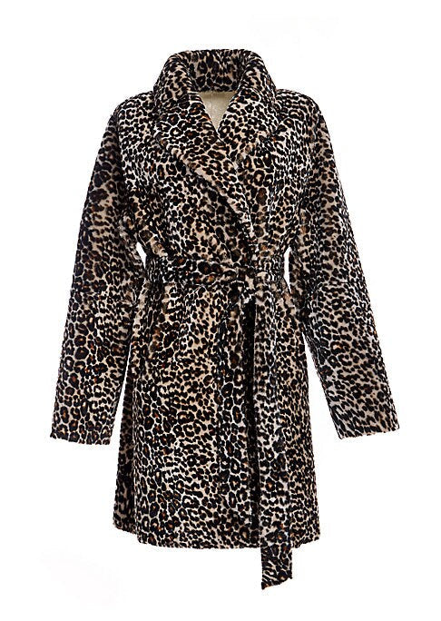 Leopard Luxe Reversible Coat