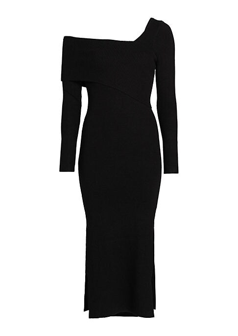 Chic Asymmetrical Sweaterdress