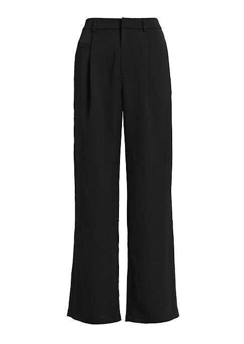 Relaxed Pleat Wide Pants