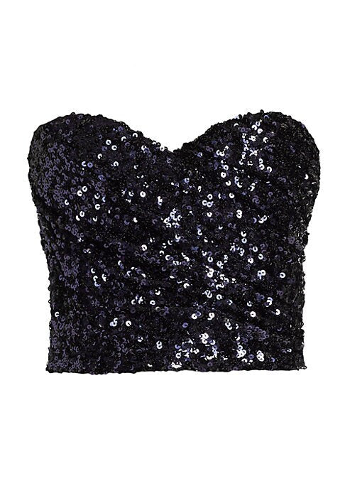Glam Corset Sequin Top