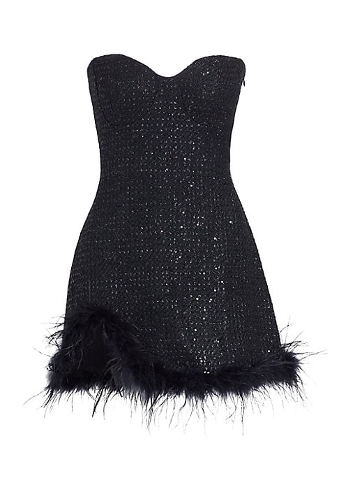 Feathered Sparkle Dress