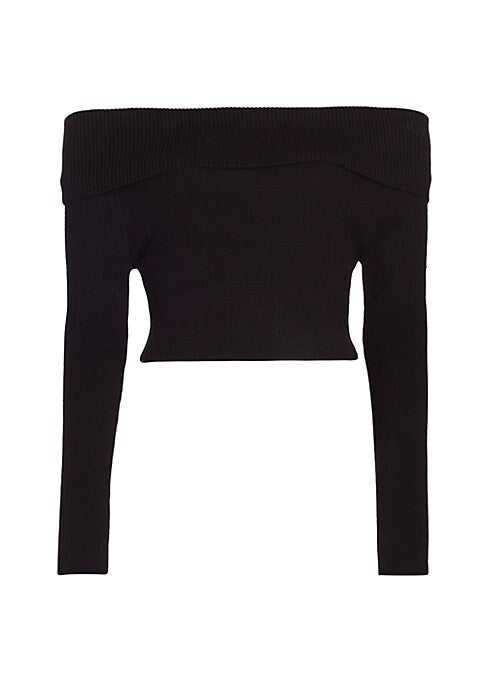 Chic Off-Shoulder Knit