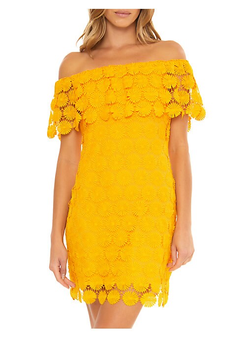 Floral Crochet Minidress