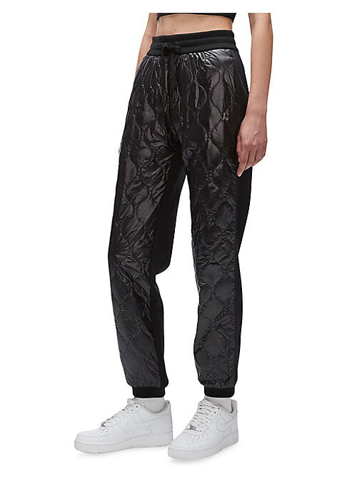 Quilted Contrast Joggers