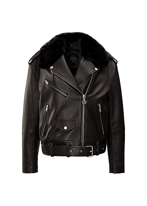 Faux Fur Moto Jacket