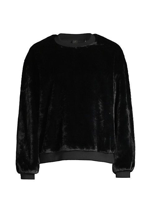 Cozy Faux Fur Sweatshirt