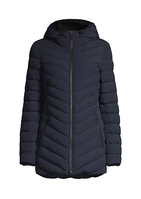 Hooded Down Flex Jacket