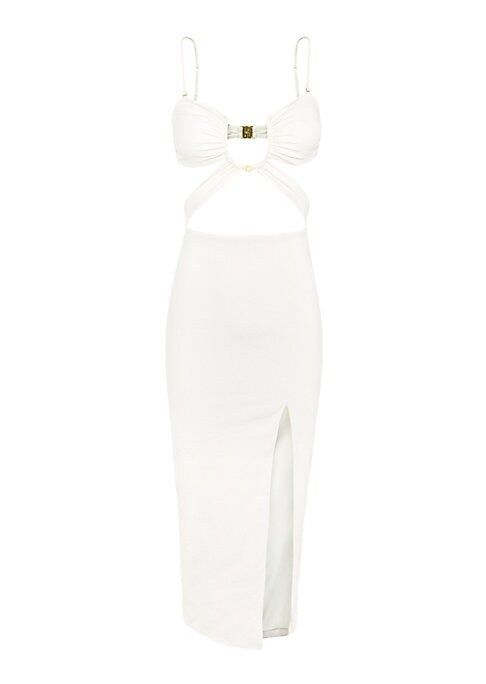 Chic Cut-Out Midi Dress