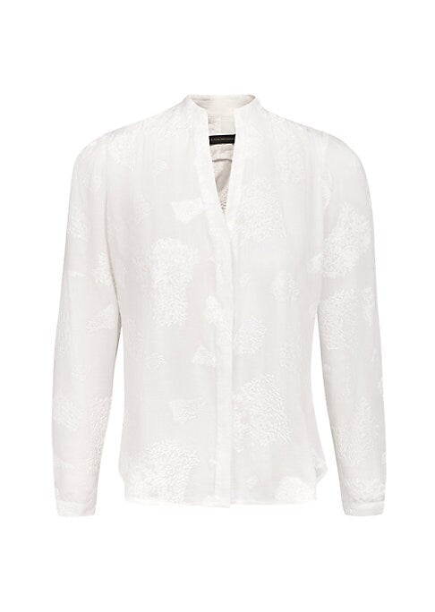 Embroidered Cotton Top