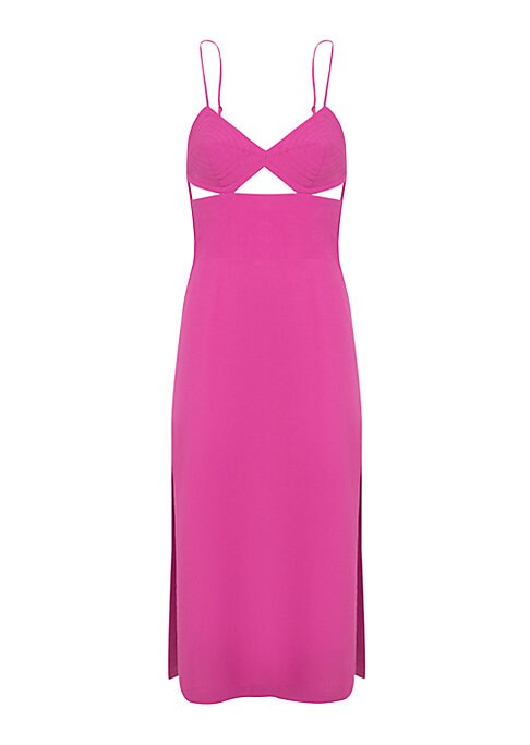 Sculpted Cut-Out Midi Dress