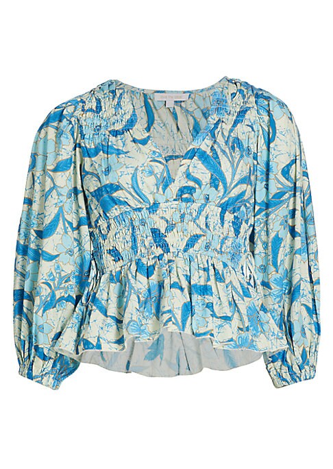Floral Peplum Delight