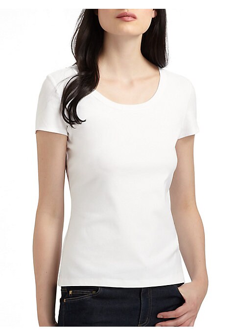 Chic Scoopneck Cotton Tee