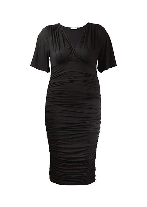 Fluttering Ruched Elegance