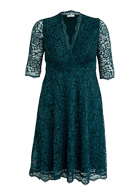 Lace Elegance Midi Dress
