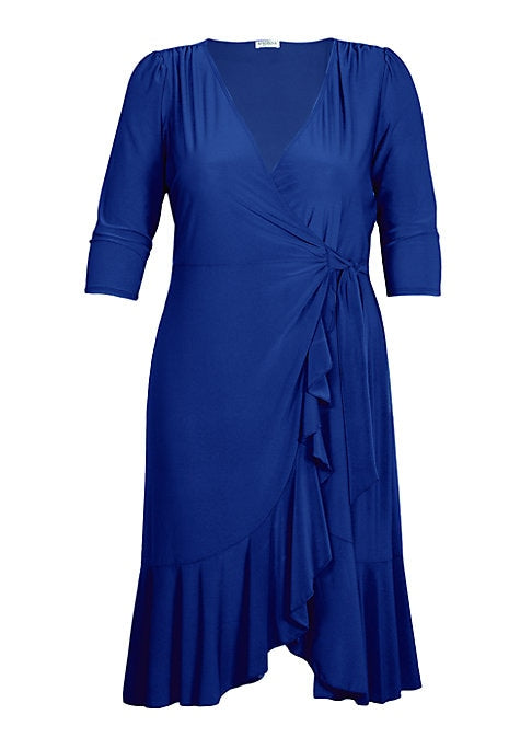 Ruffled Cascade Dress