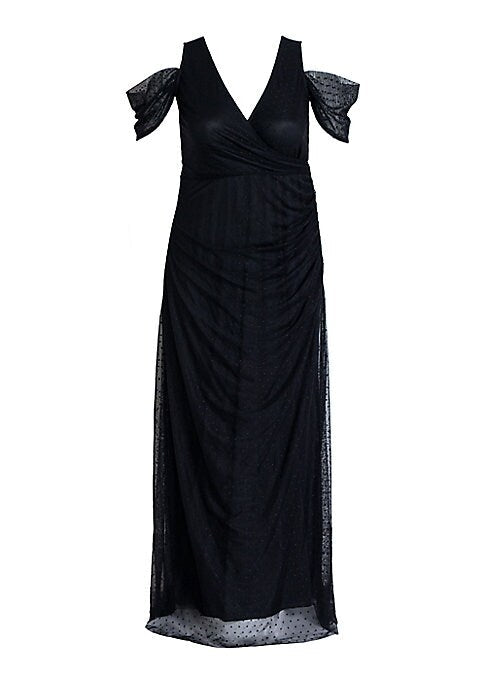 Glamorous Evening Mesh Dress
