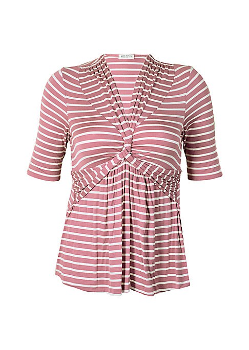 Twisted V-Neck Top