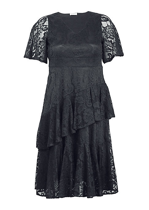 Flutter A-Line Dress