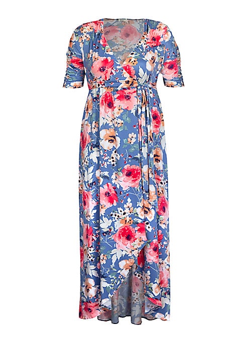 Serene Wrap Maxi Dress