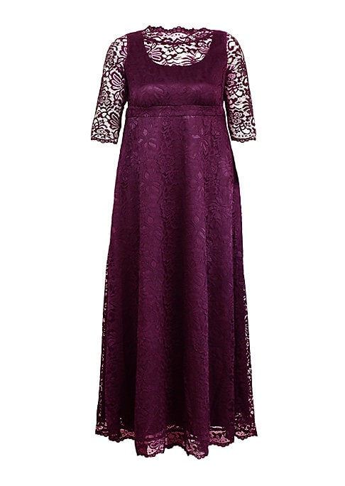 Elegance in Lace Gown