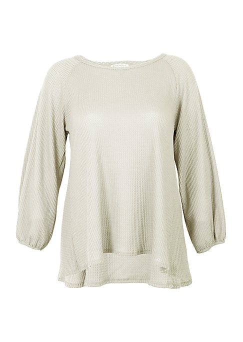 Cozy Knit Pullover Blouse
