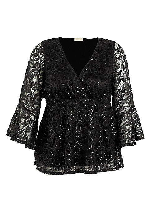 Luxe Lace Bell Top