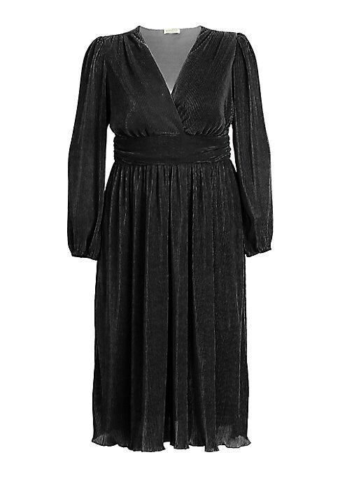 Elegant Pleated Midi Dress