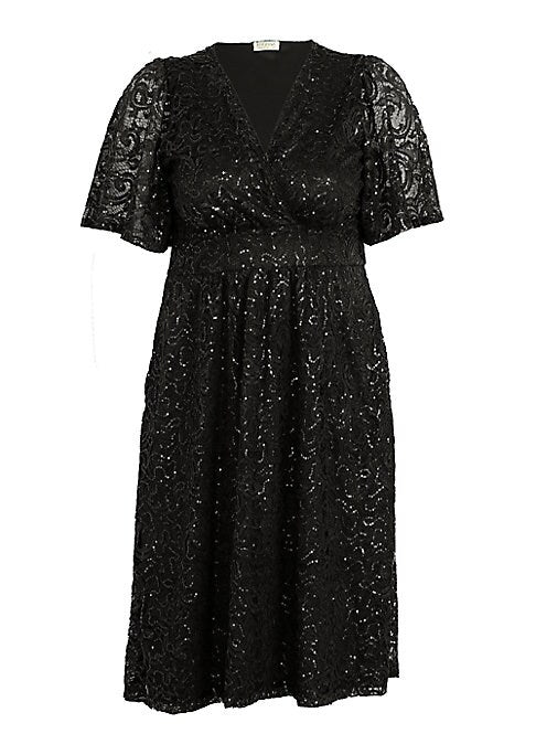 Luxe Lace Sparkle Dress