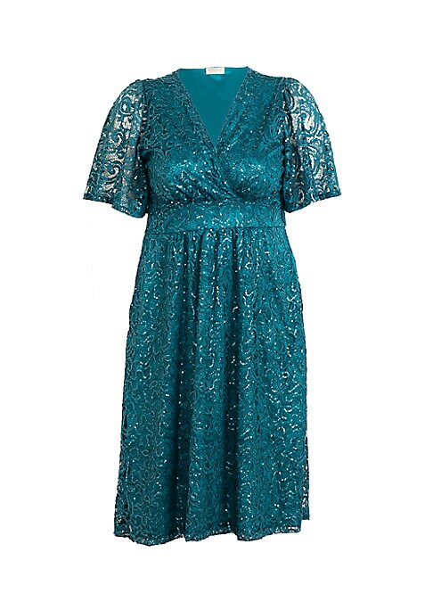 Luxe Lace Evening Dress