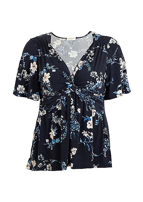 Floral Twist Top