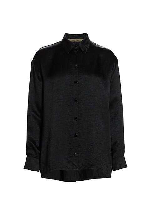 Satin Luxe Button-Up