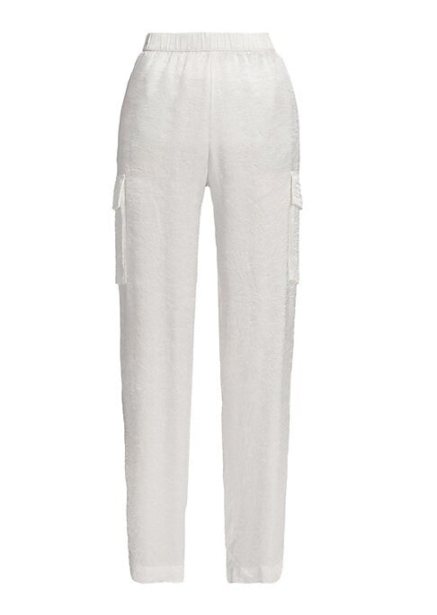 Satin Utility Cargo Trousers