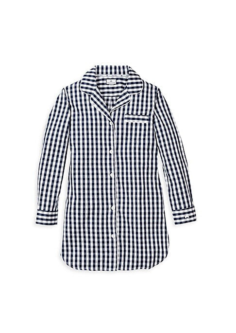 Cozy Gingham Sleep Shirt