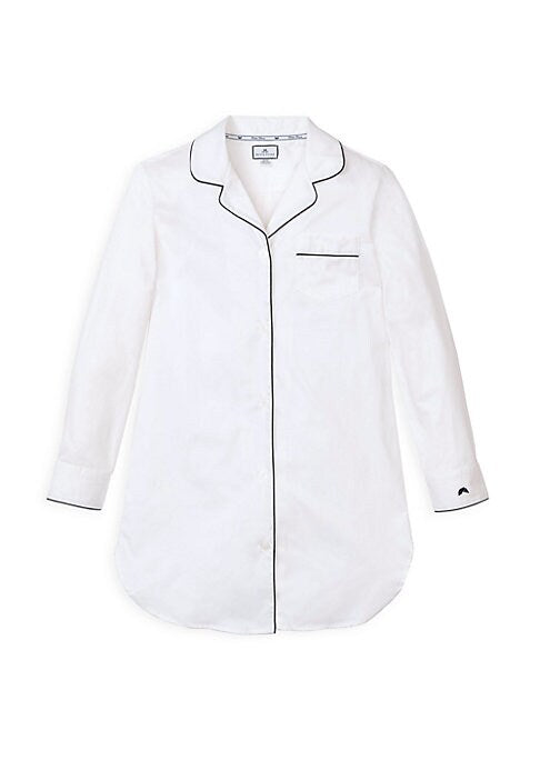 Embroidered Cotton Nightshirt