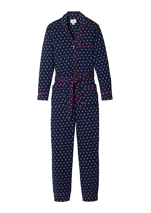 Knot Print Elegance Jumpsuit