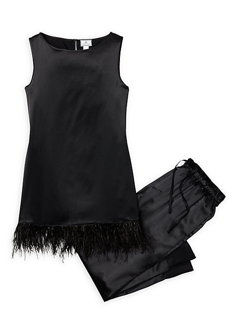 Feathered Silk Ensemble