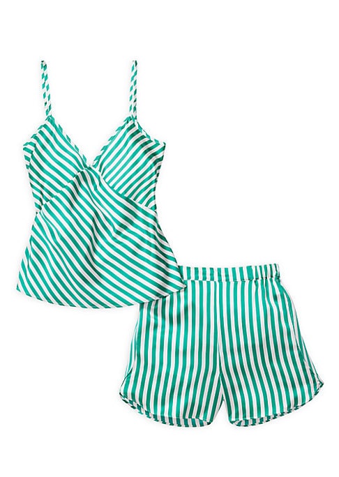 Silk Stripe Sleep Set