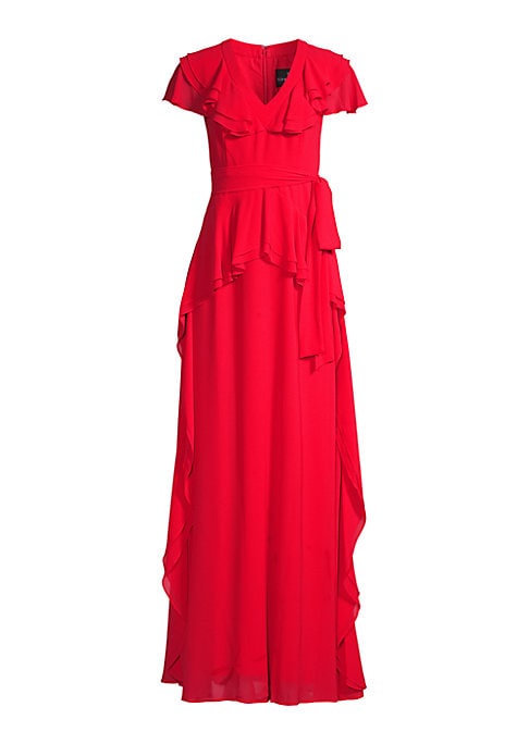 Cascading Ruffle Gown
