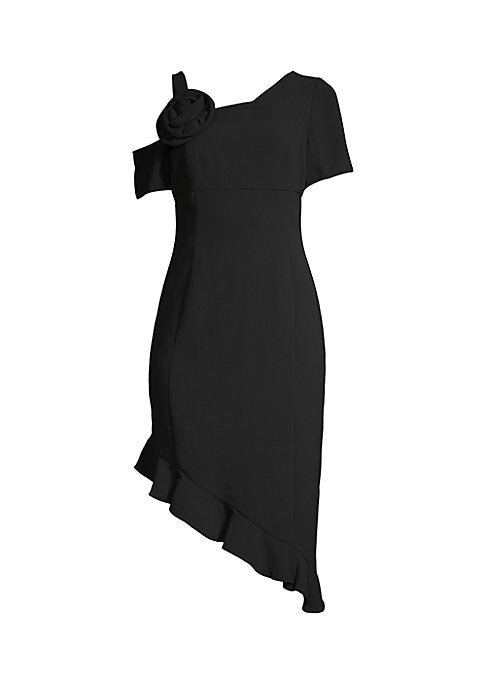 Floral Cutout Elegance Dress