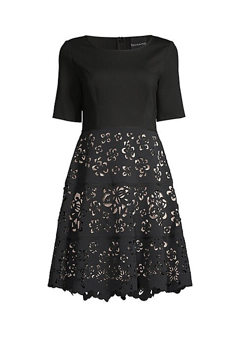 Cutout Crepe Elegance