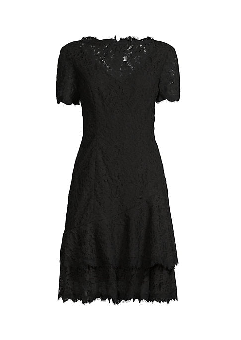 Lace Tiered Elegance Dress