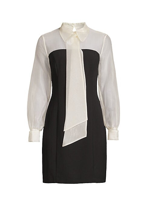 Elegant Bow Minidress