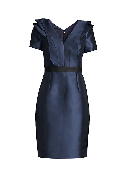 Ruffled Satin Charm Dress