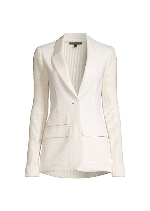 Ribbed Tailored Blazer