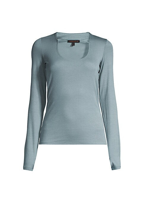Stretchy U-Neck Top